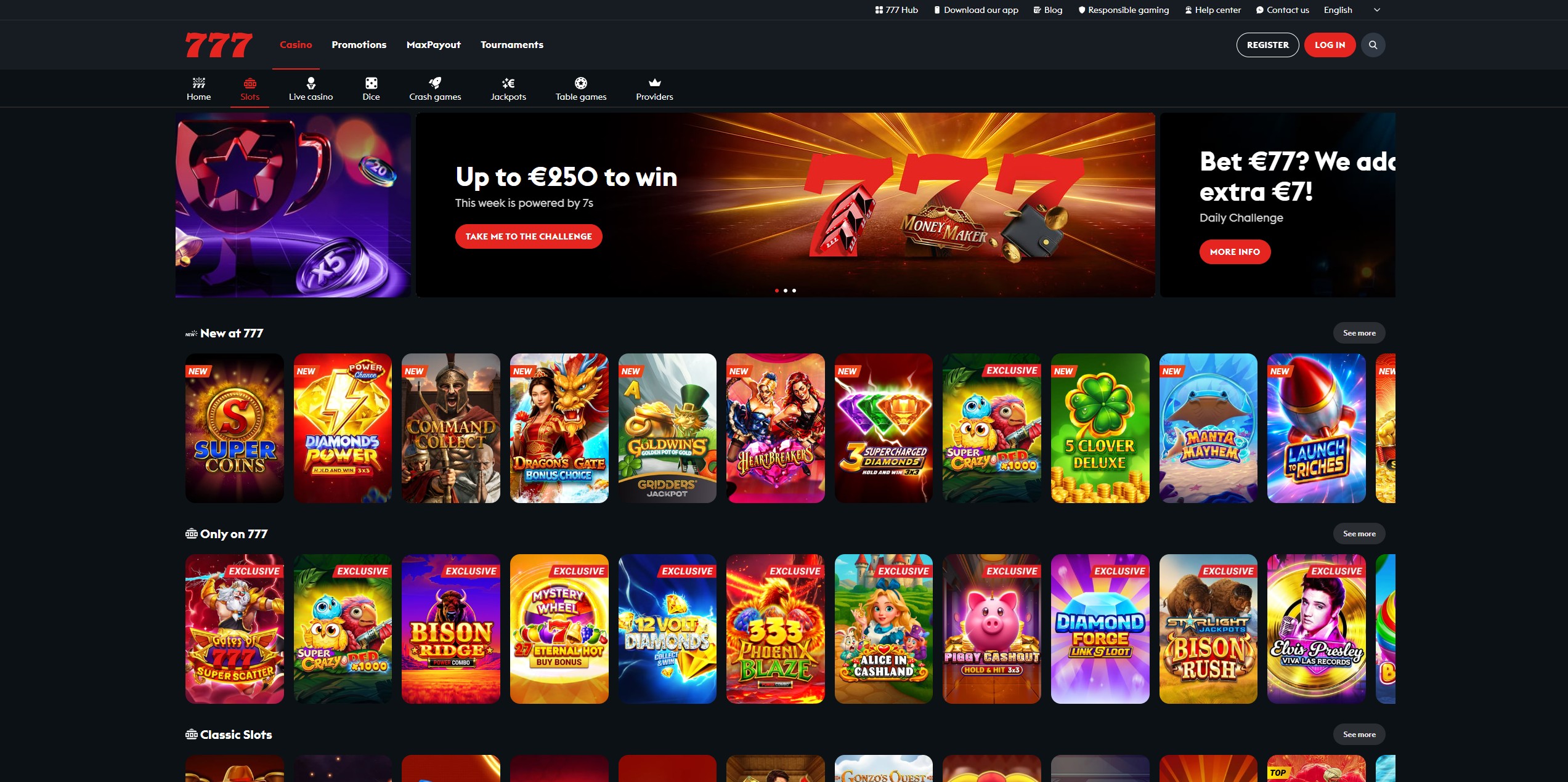 777 Casino screenshot 2