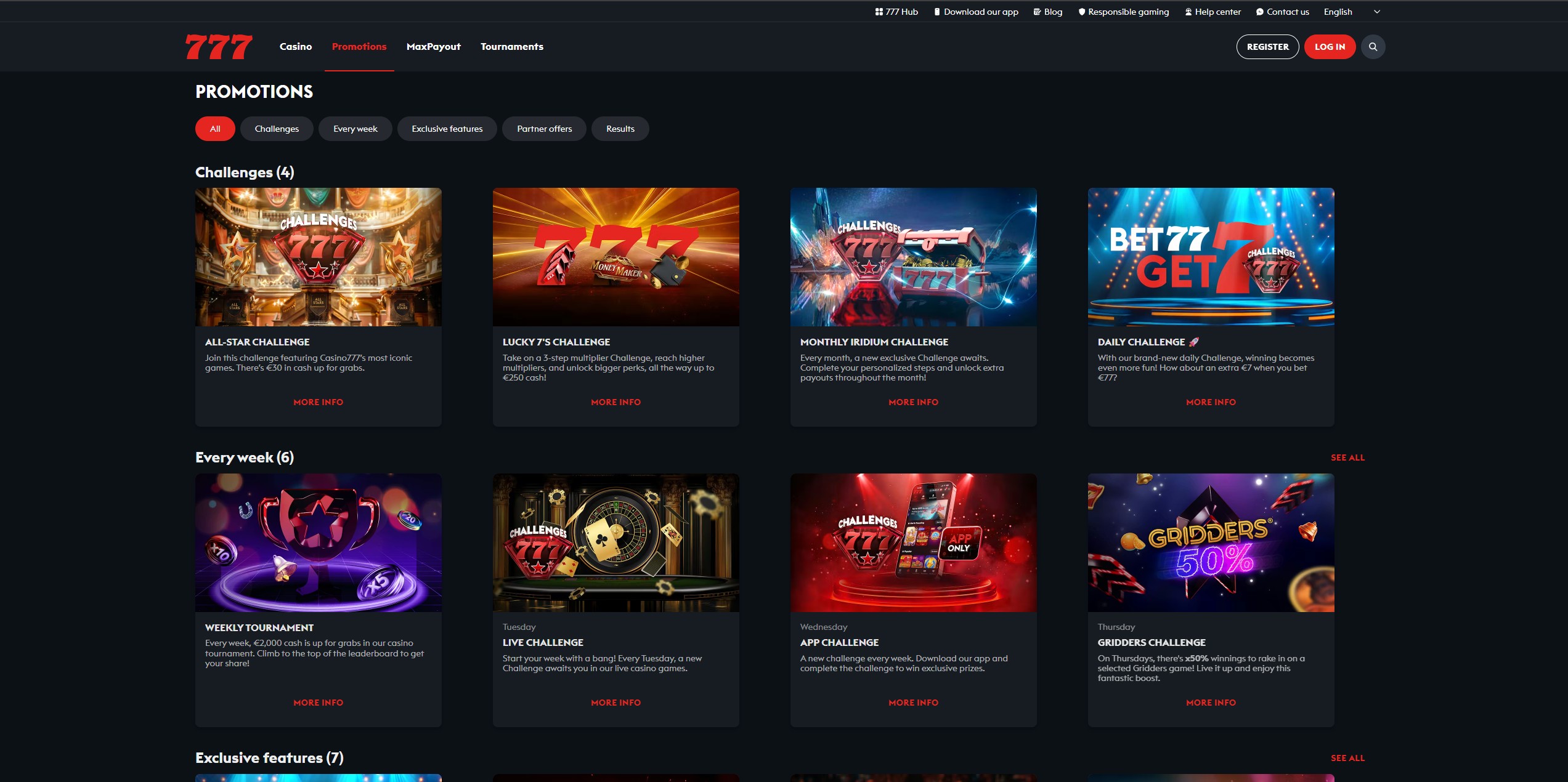 777 Casino screenshot 3
