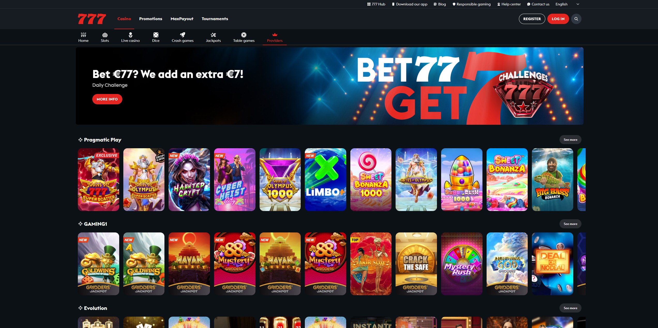 777 Casino screenshot 4