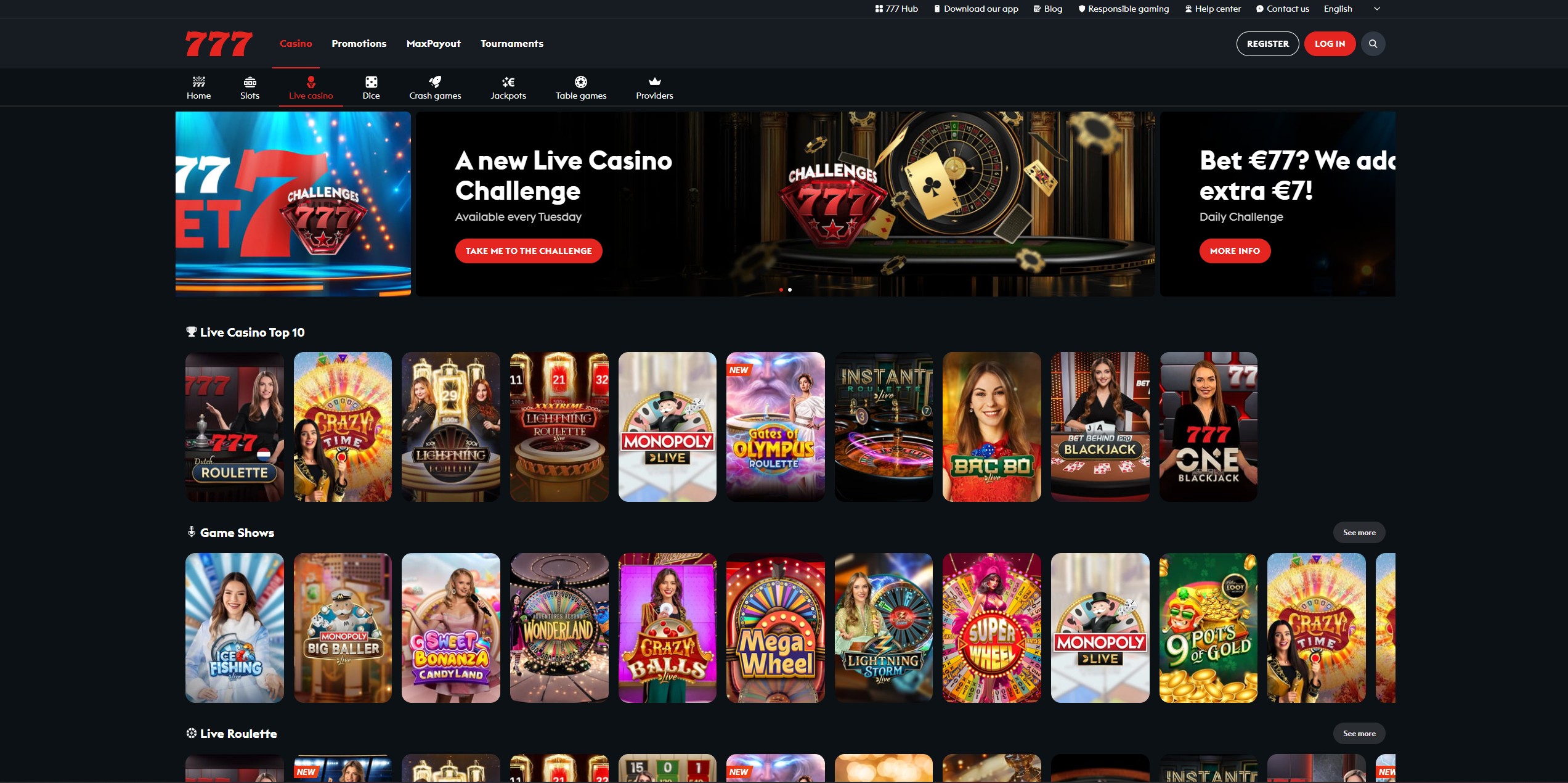 777 Casino screenshot 5