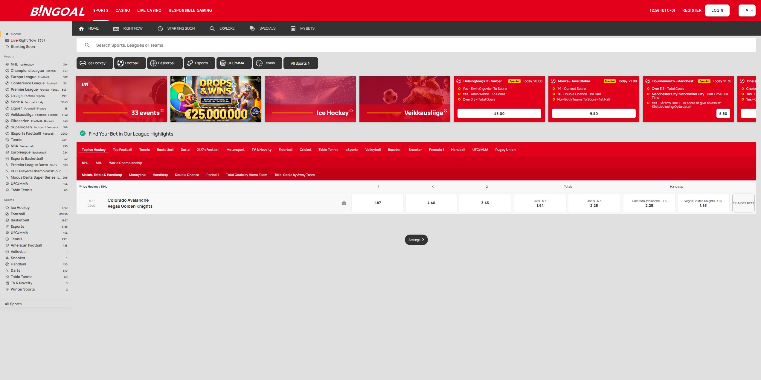 Bingoal Casino screenshot 1