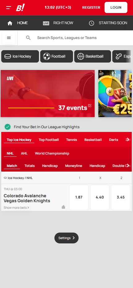 Bingoal Casino mobile home