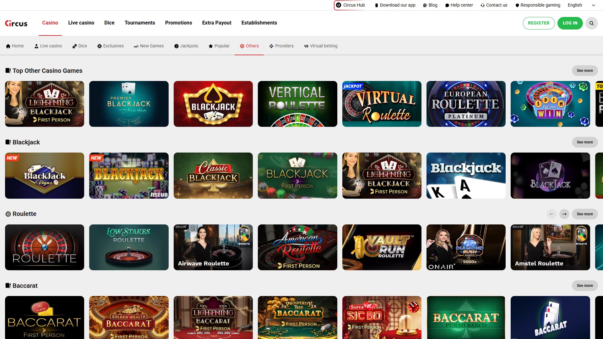 Circus Casino screenshot 5