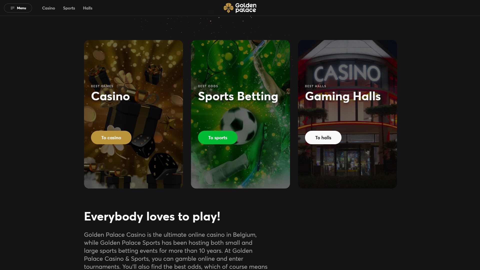 Golden Palace Casino screenshot 1