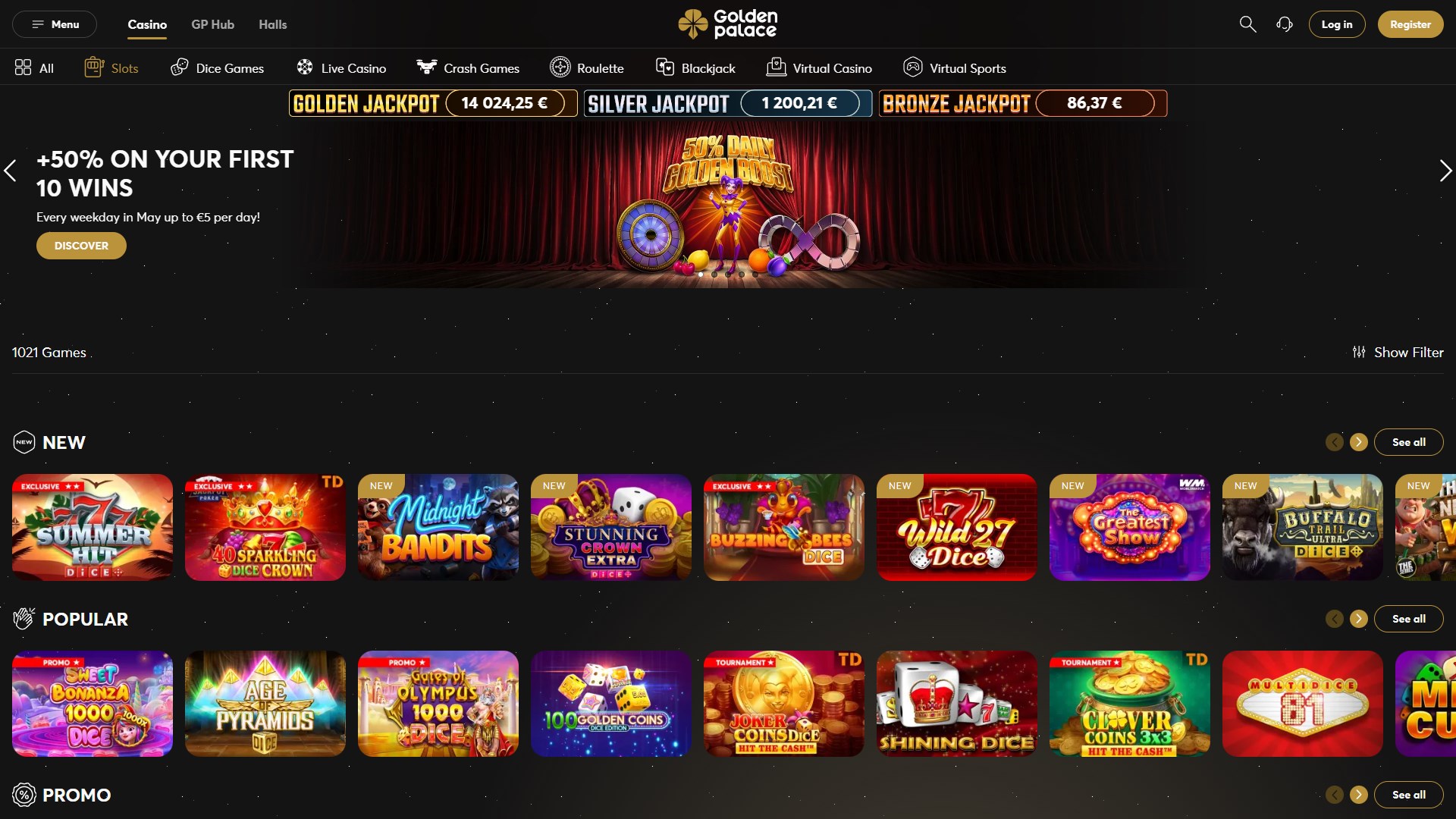 Golden Palace Casino screenshot 3