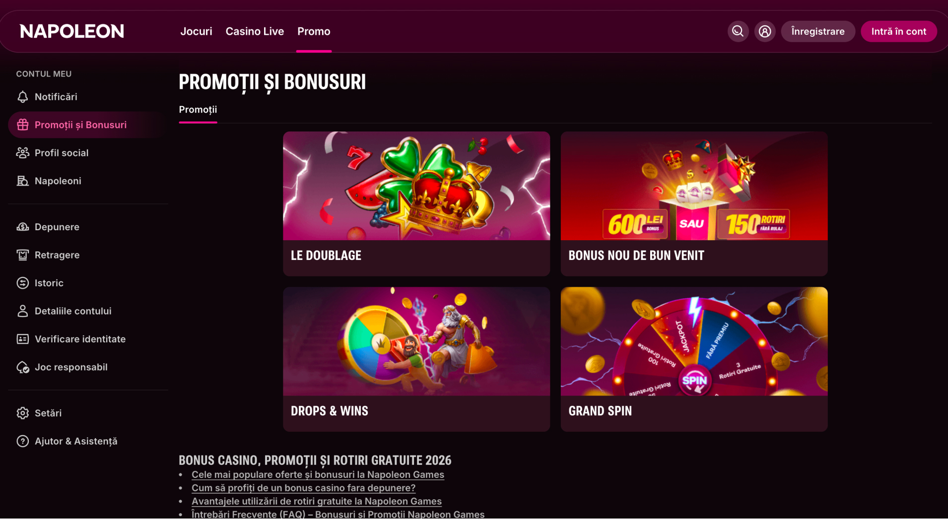 Napoleon Casino screenshot 4